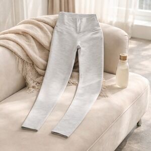 LULULEMON 6 Align Women Gray Wht High Rise Leggings *Ink Swipe On Hip"